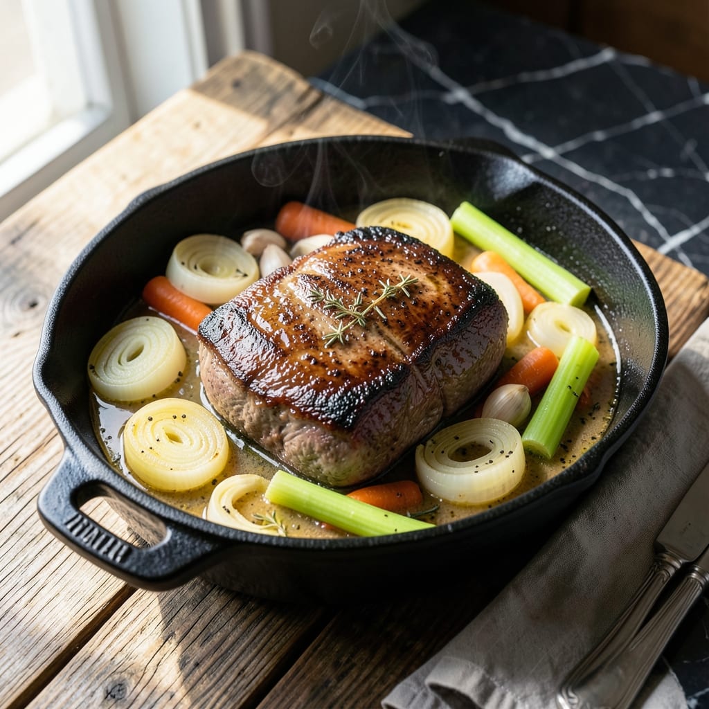 Pot Roast Recipe With Leeks: Slow-Braised Melting Tenderness