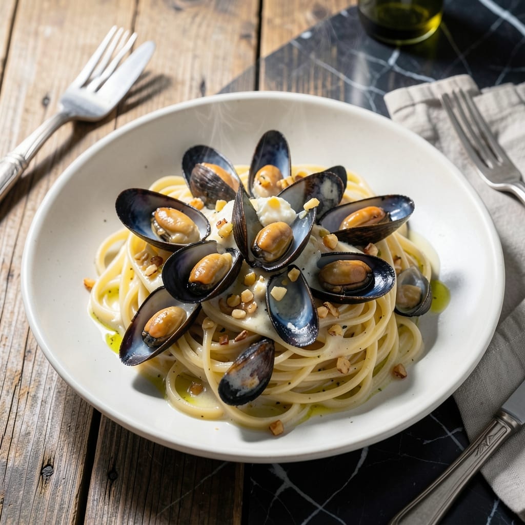 Mussels Recipe Pasta: Garlic-Infused Briny Bites With Al Dente Noodles Mussels Recipe Pasta: Garlic-Infused Briny Bites With Al Dente Noodles