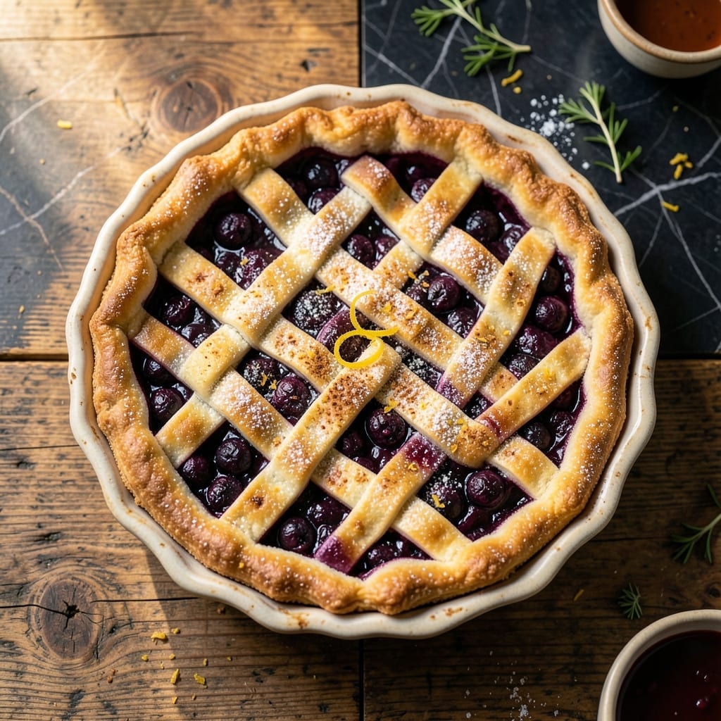 Pie Recipe Using Frozen Blueberries: Bursting Berries in a Buttery Crust