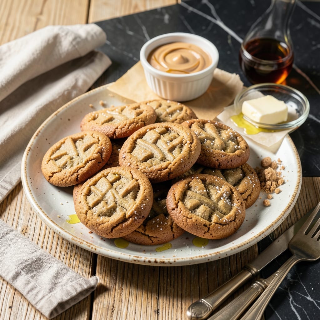 Peanut Butter Cookie Recipe Without Baking Soda: Soft Centers and Crosshatch Patterns Peanut Butter Cookie Recipe Without Baking Soda: Soft Centers and Crosshatch Patterns