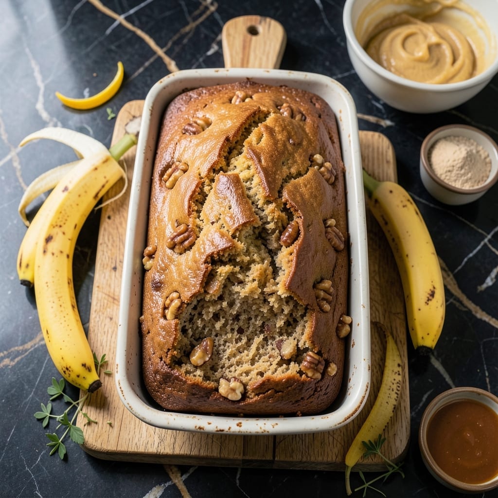 Banana Nut Bread Recipe Without Flour: Moist Almond-Flour Delight Banana Nut Bread Recipe Without Flour: Moist Almond-Flour Delight