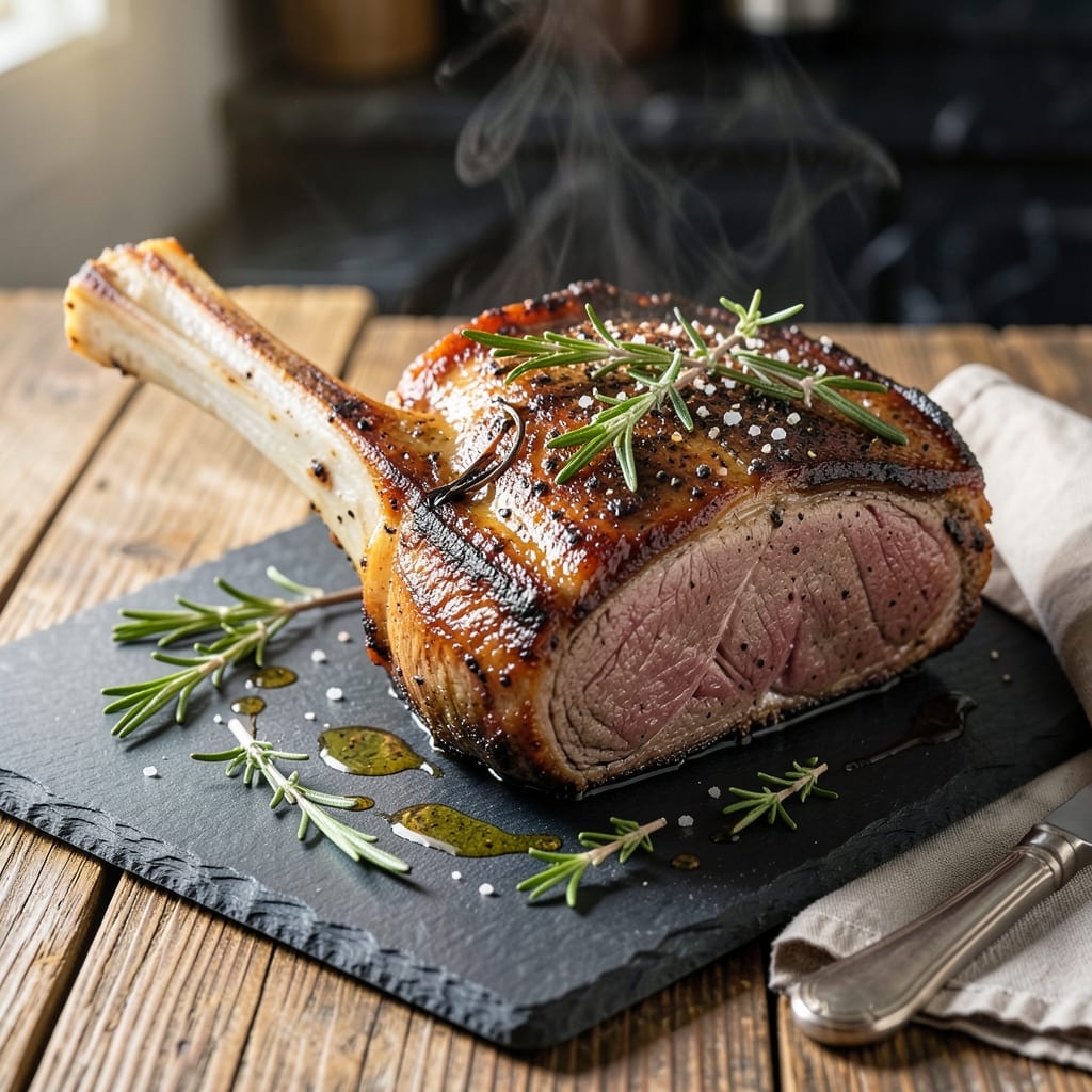 Pork Tomahawk Recipe Oven: Showstopping Centerpiece With Herb Crust