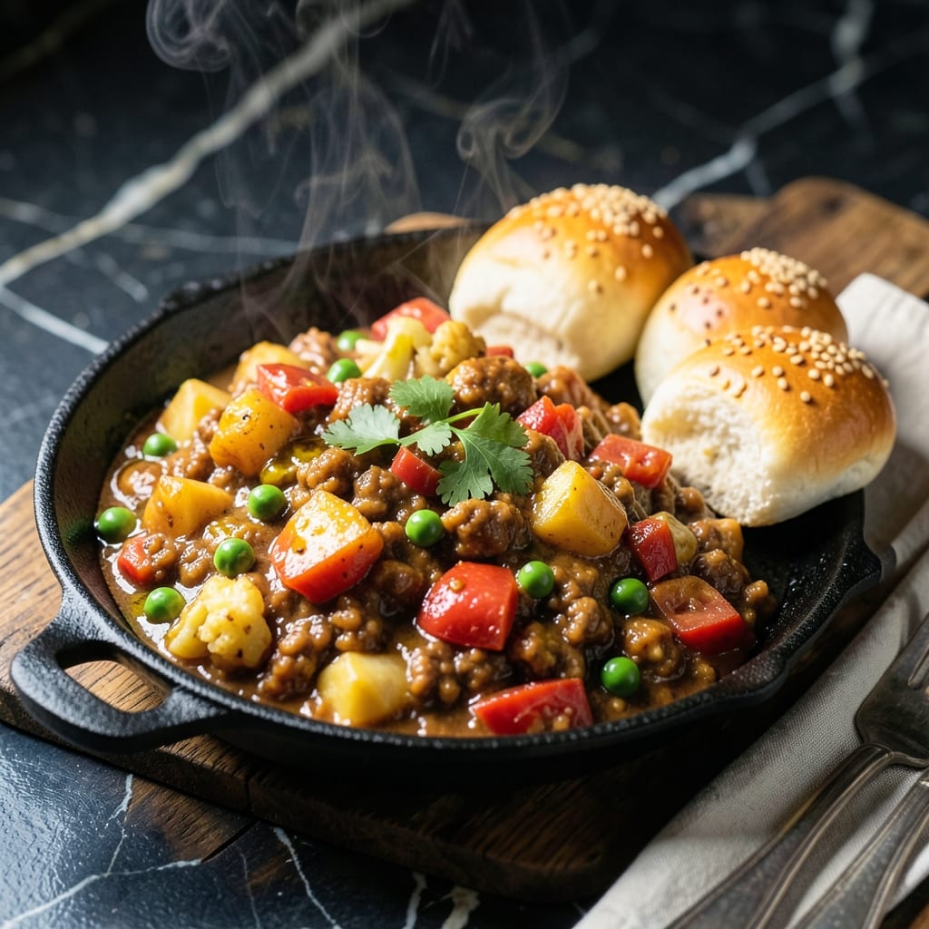 Pav Bhaji Recipe in Cooker Video: Pressure-Cooked Mumbai Street Food at Home