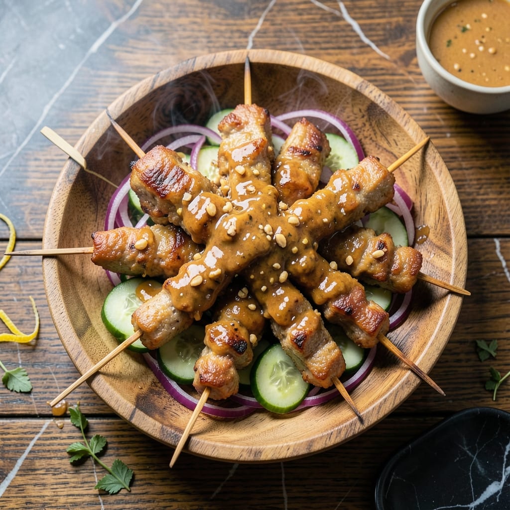 Pork Satay Recipe Singapore: Skewered Perfection With Peanut Sauce