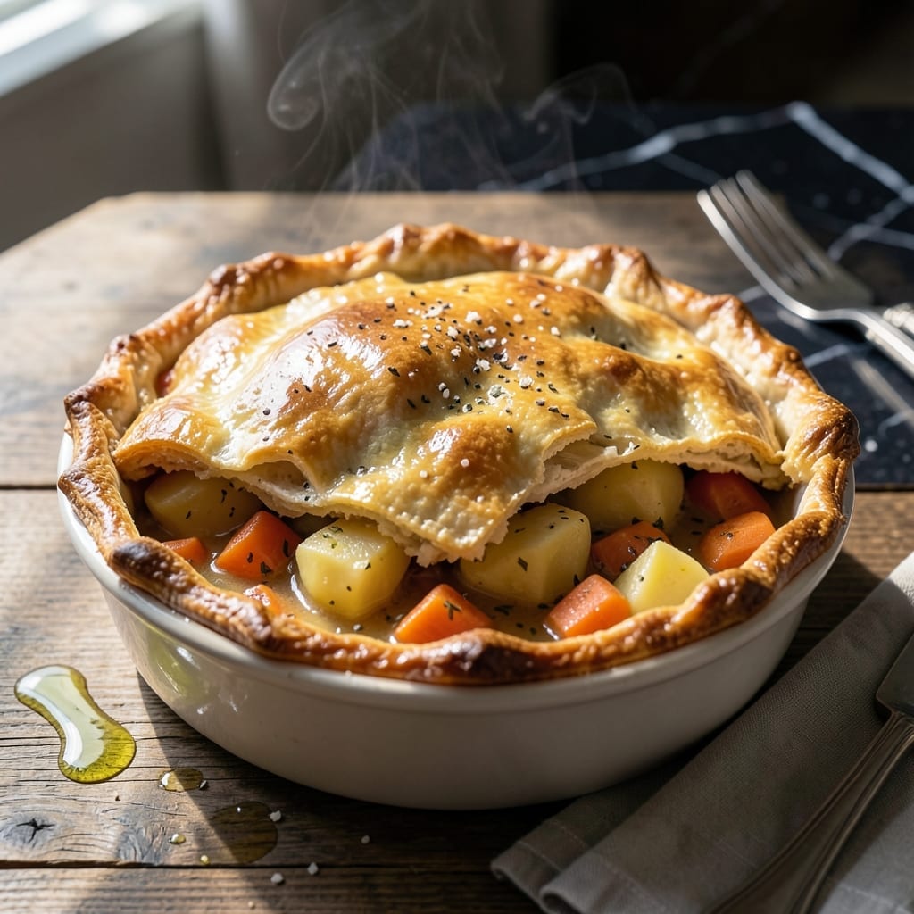 Pot Pie Recipe With Potatoes: Flaky Crust and Hearty Vegetable Filling