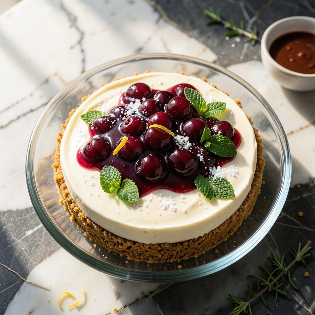 Philadelphia Cherry Cheesecake Recipe No Bake: Creamy Cheesecake With Sweet Cherry Swirl