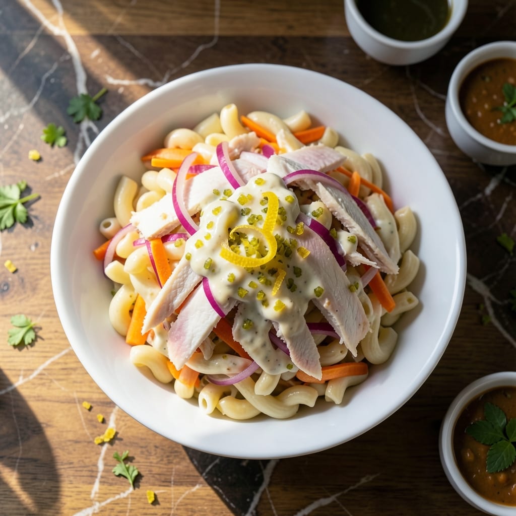 Pinoy Recipe Chicken Macaroni Salad: Filipino Fiesta in a Creamy Bowl