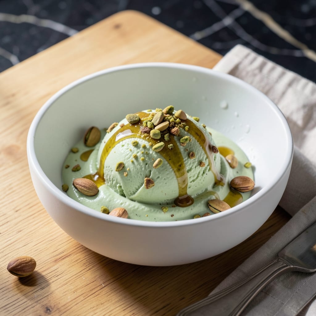 Pistachio Gelato Recipe for Ice Cream Maker: Nutty Italian Elegance