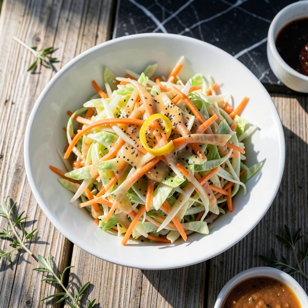 Dinosaur BBQ Coleslaw Recipe: Tangy Vinegar-Based Crunch for Pulled Pork