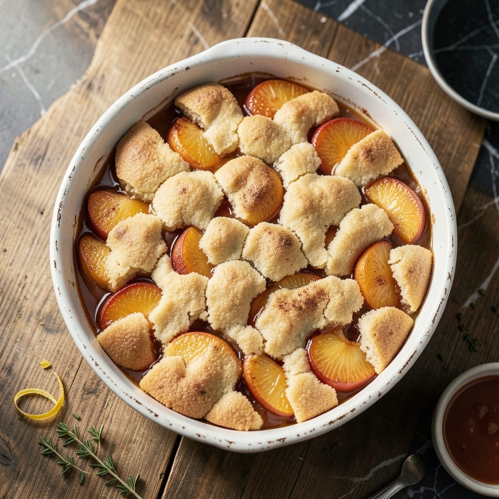 Cracker Barrel Peach Cobbler Recipe: Southern-Style Biscuit Topping