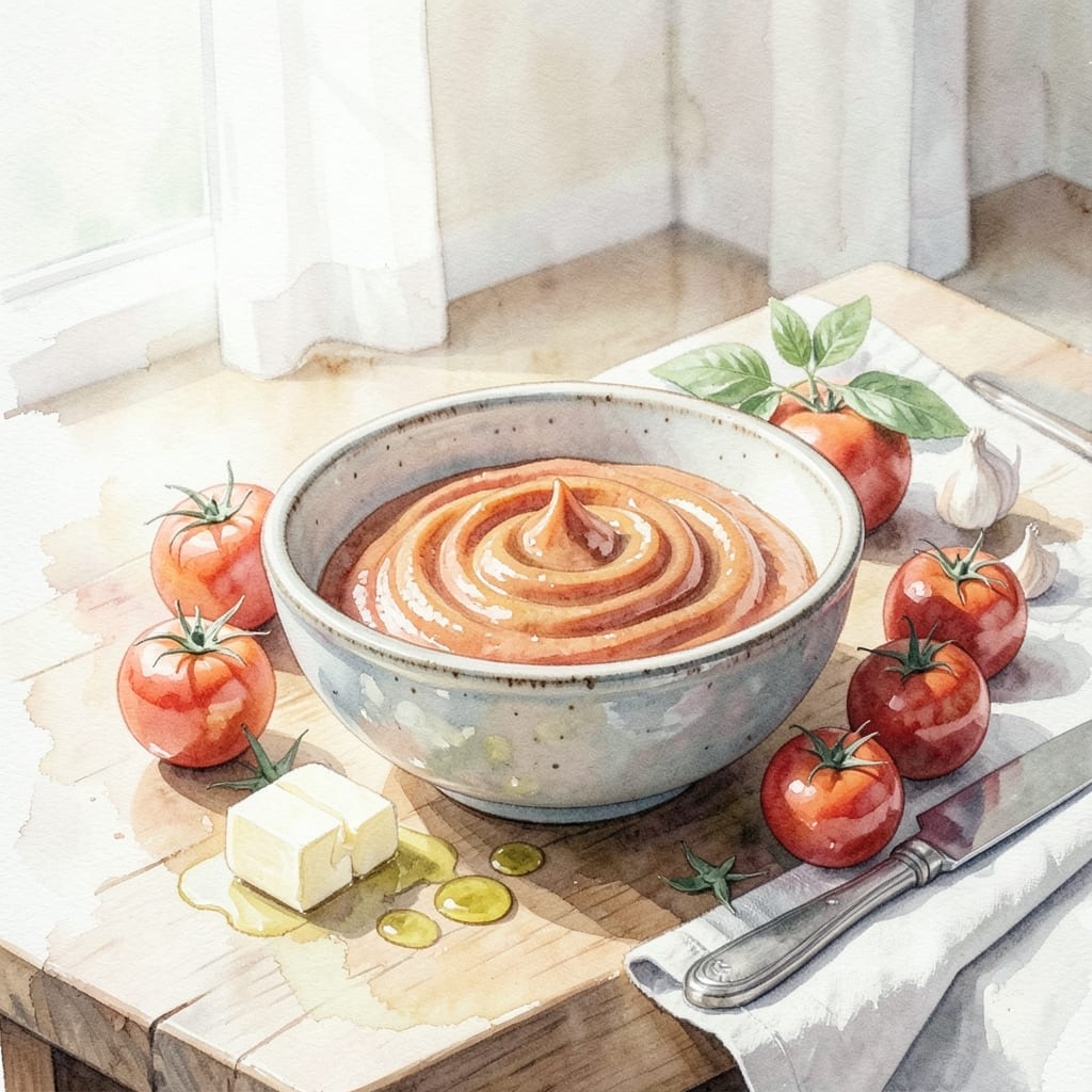Recipe For Tomato Butter: Silky Spread With Sweet-Tart Depth