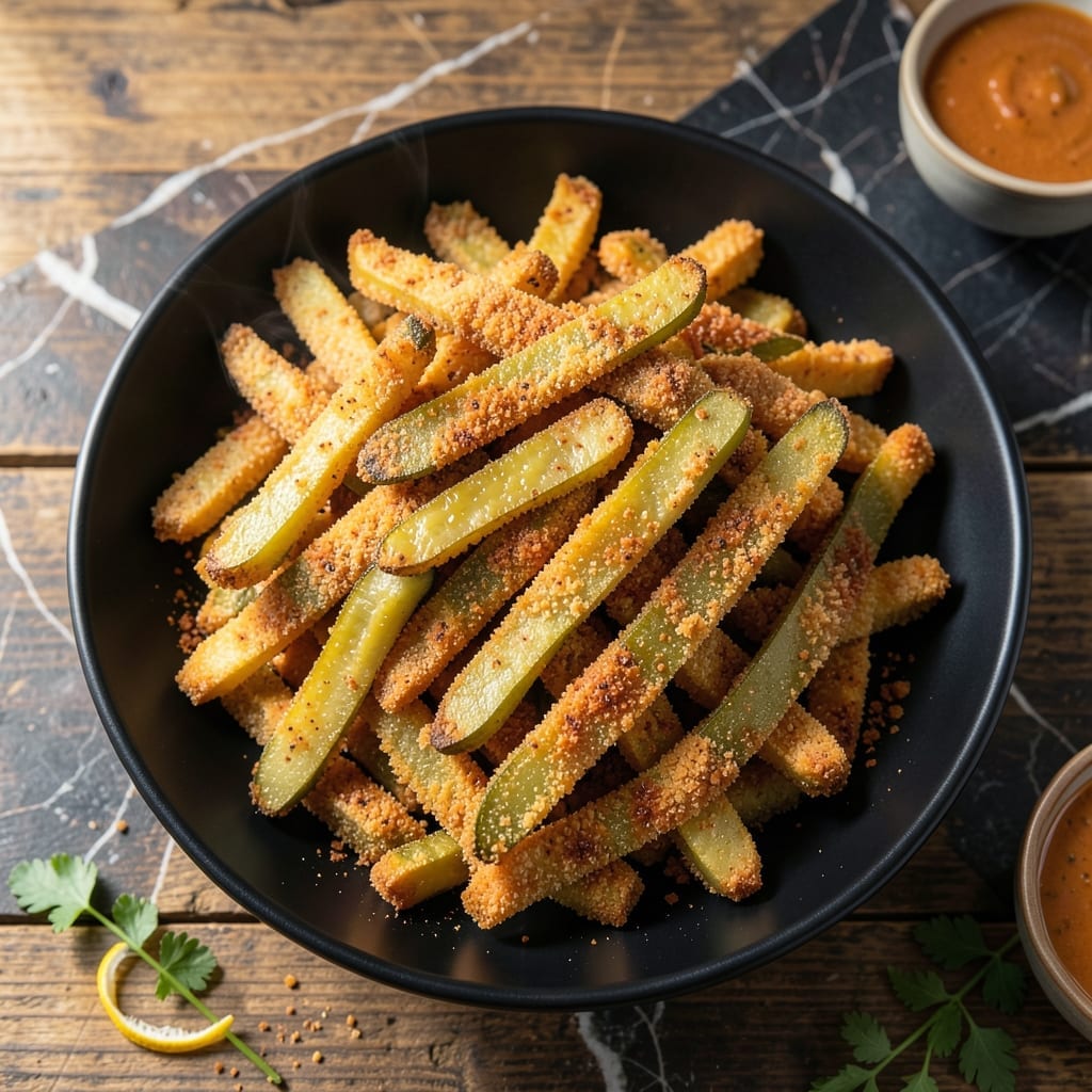 Pickle Fries Recipe Air Fryer: Crunchy Tangy Bites in Minutes