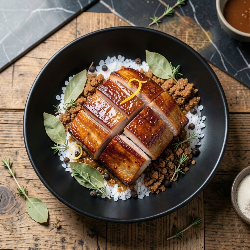 Cured Pork Belly Recipe: Salt-Crusted Richness with Crispy Skin