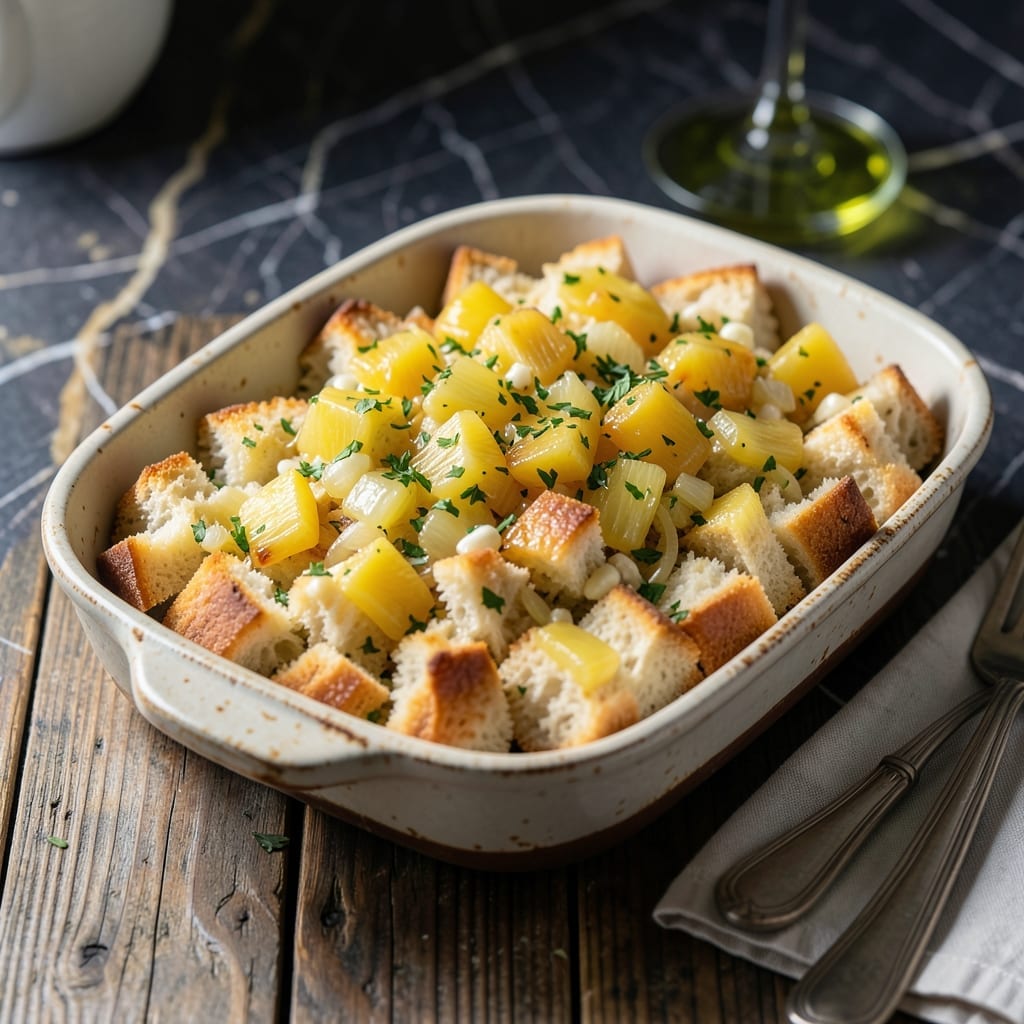 Pineapple Stuffing Recipe Easy: Tropical Sweetness in a Savory Bite Pineapple Stuffing Recipe Easy: Tropical Sweetness in a Savory Bite