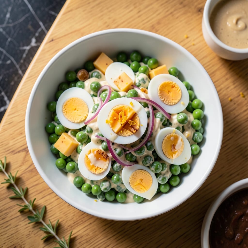Pea Salad Recipe With Egg and Mayonnaise: Classic Creamy Potluck Favorite