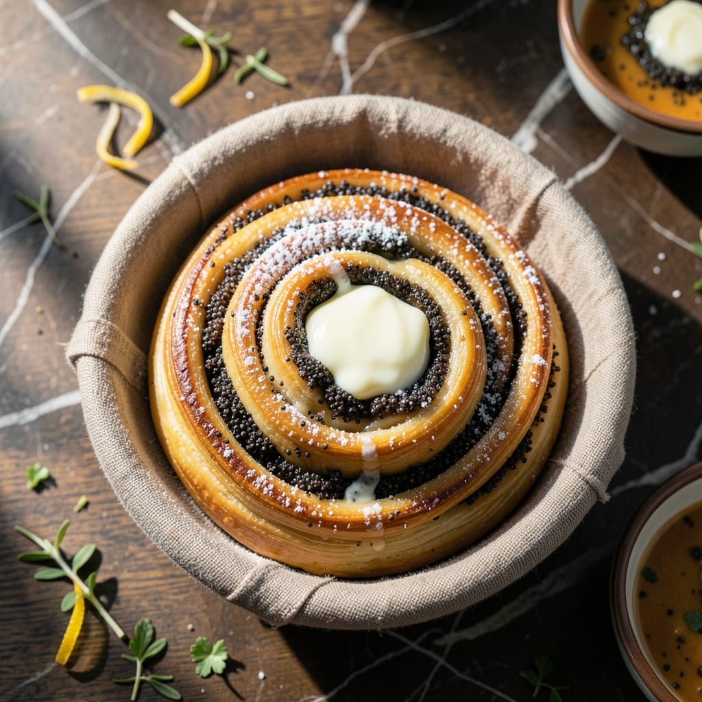 Poppy Seed Roll Recipe Slovak: Sweet Yeast Dough With Nutty Filling
