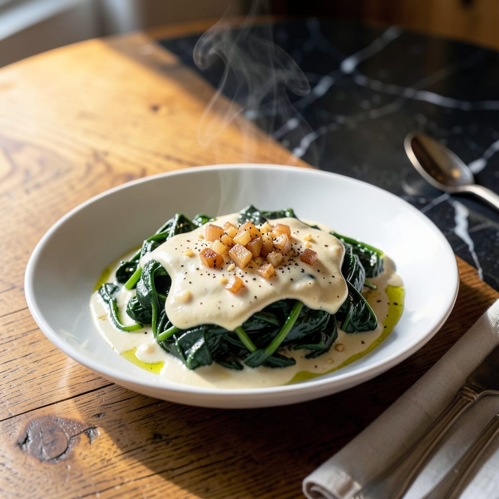 Fleming's Creamed Spinach Recipe: Steakhouse-Style Velvety Indulgence Fleming's Creamed Spinach Recipe: Steakhouse-Style Velvety Indulgence