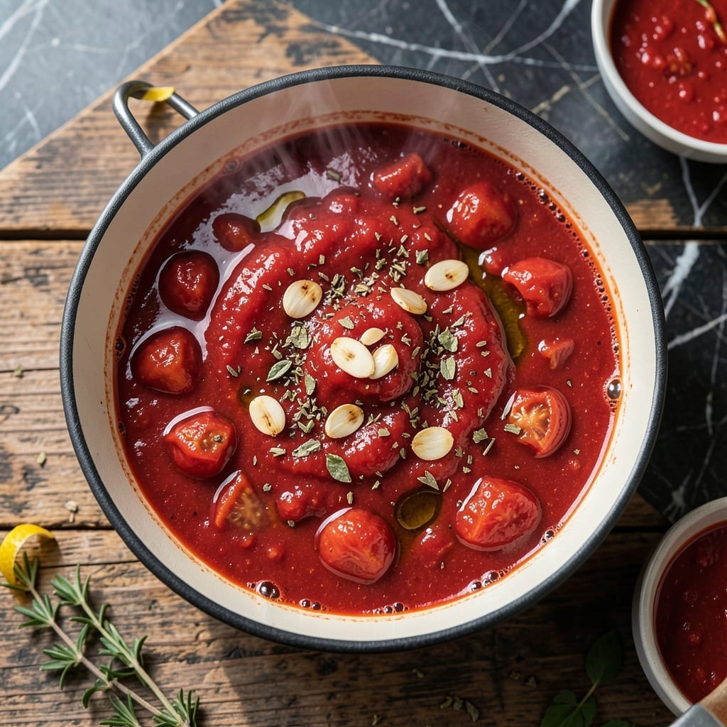 Pizza Sauce Recipe With Crushed Tomatoes: Bold Italian Flavor in Minutes Pizza Sauce Recipe With Crushed Tomatoes: Bold Italian Flavor in Minutes