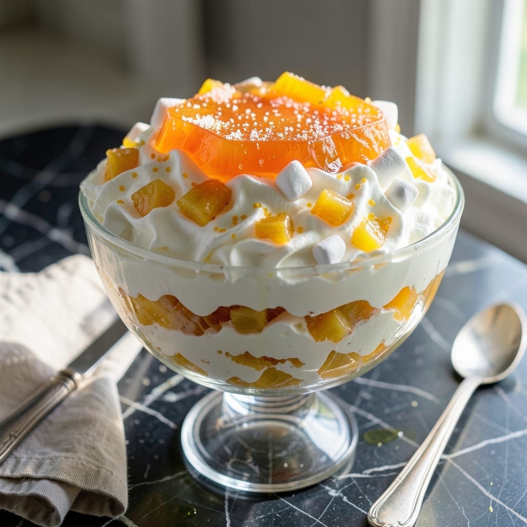 Orange Fluff Recipe No Cottage Cheese: Light and Airy Dream Dessert