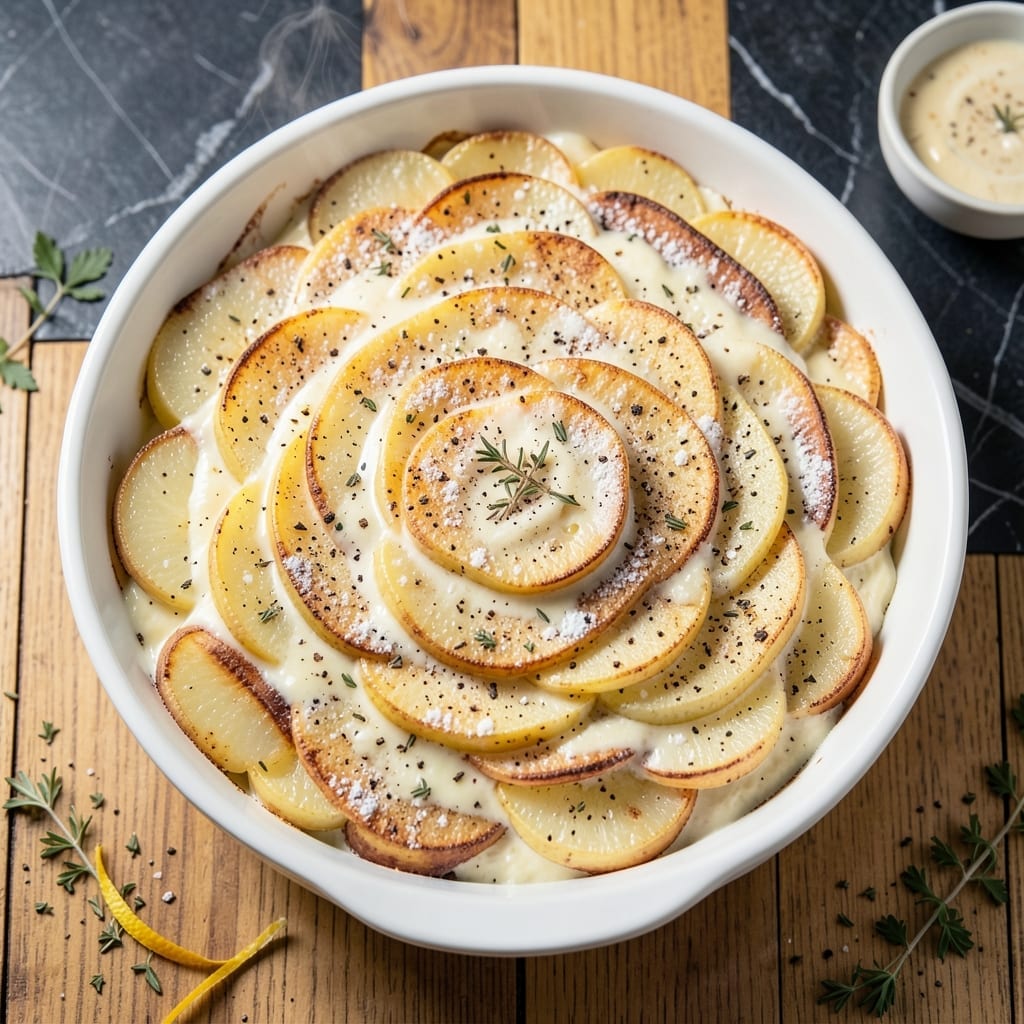 Potato Bake Recipe With Milk: Ultra Creamy Layers Without Heavy Cream Potato Bake Recipe With Milk: Ultra Creamy Layers Without Heavy Cream