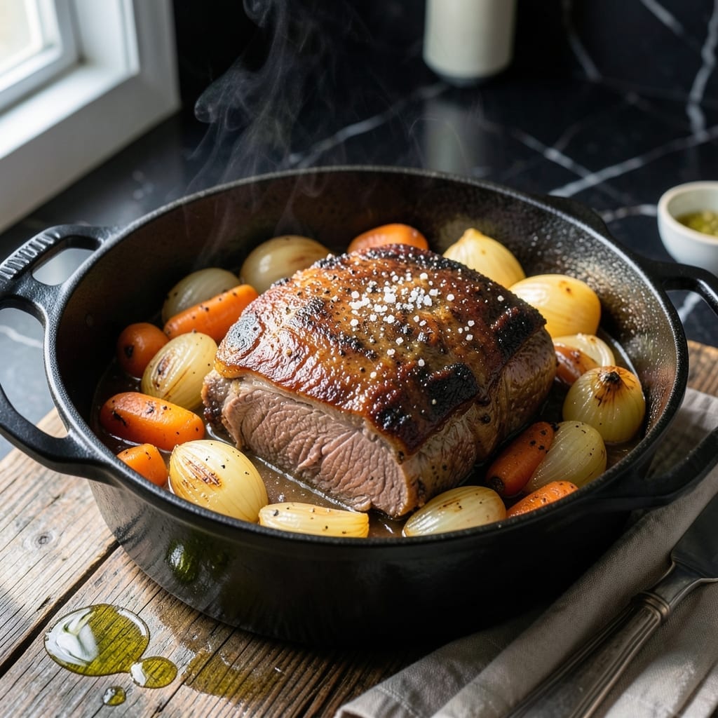 Pot Roast Recipe on Stove Top: Dutch Oven Tenderness With Herbs Pot Roast Recipe on Stove Top: Dutch Oven Tenderness With Herbs
