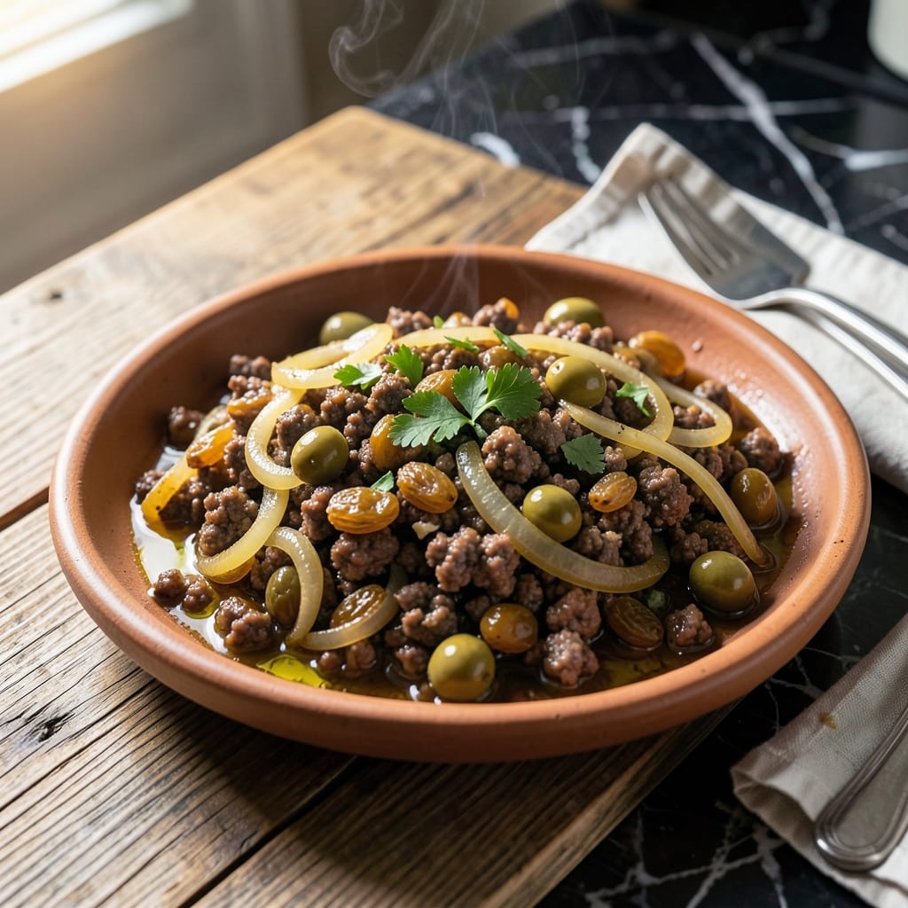 Picadillo Recipe With Ground Beef: Latin-Flavored One-Pot Meal