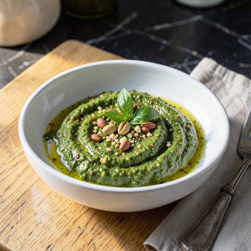 Pistachio Pesto Recipe Vegan: Nutty Richness Without the Dairy