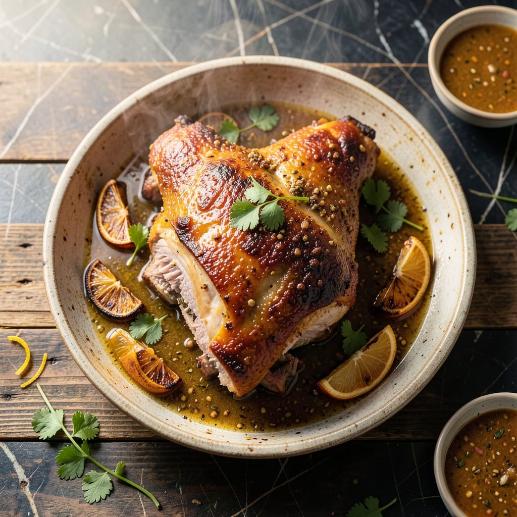 Puerto Rican BBQ Recipe Lechon: Slow-Roasted Crispy Skin and Succulent Meat