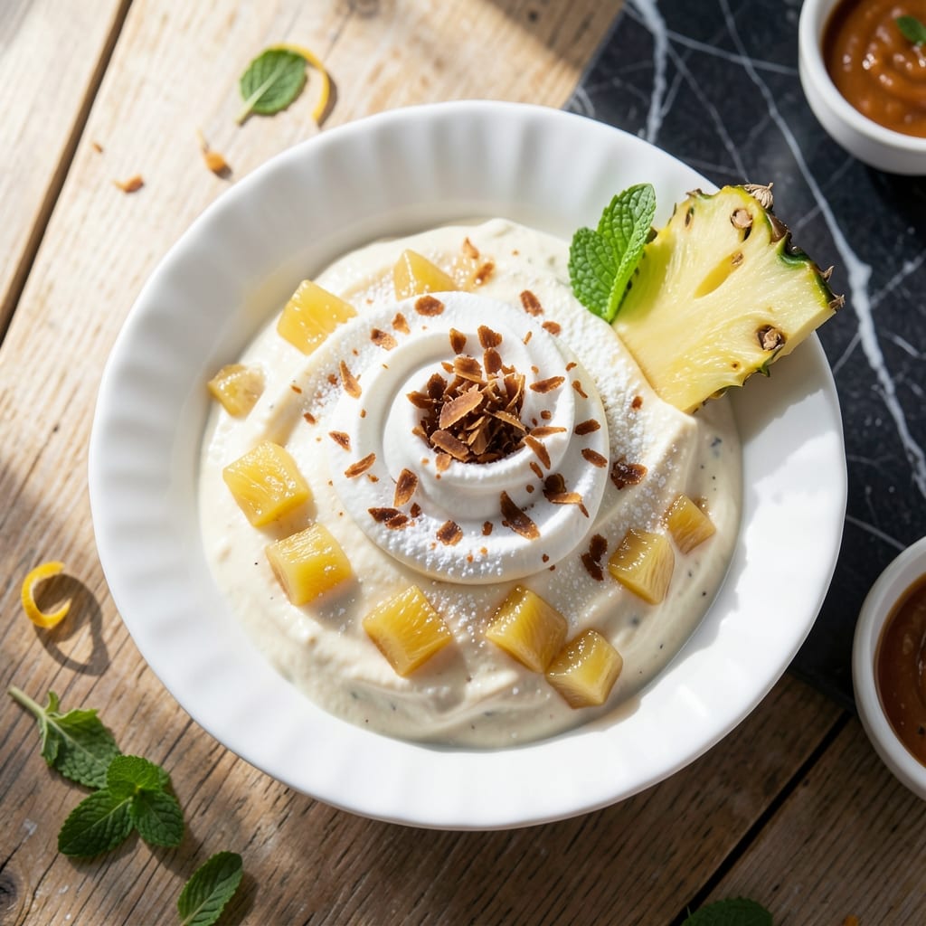 Pina Colada Dip Recipe Red Lobster: Tropical Creaminess With Toasted Coconut