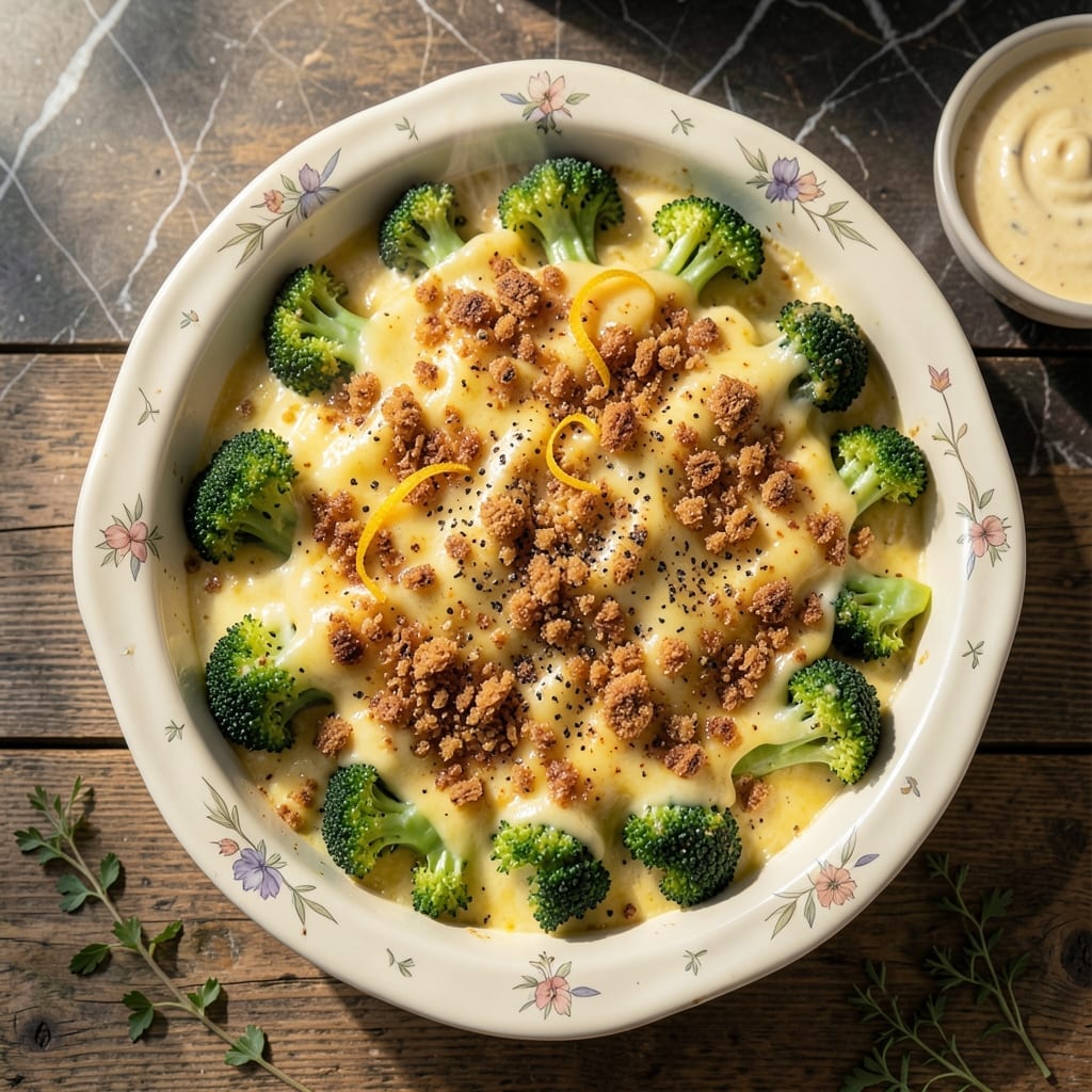 Broccoli Casserole Recipe: Creamy Cheesy Bake with Crunchy Top