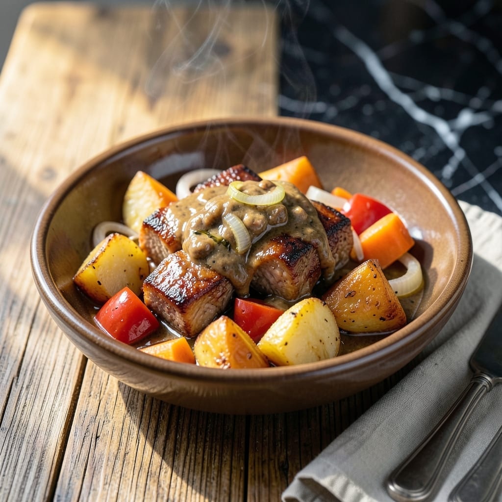 Pork Mechado Recipe With Liver Spread: Rich Tomato Stew With Velvety Depth Pork Mechado Recipe With Liver Spread: Rich Tomato Stew With Velvety Depth