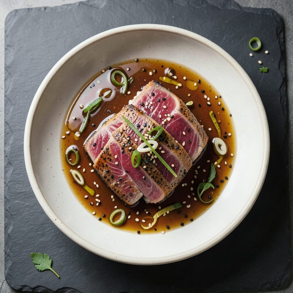 Recipe Ahi Tuna: Sushi-Grade Seared With Crispy Crust