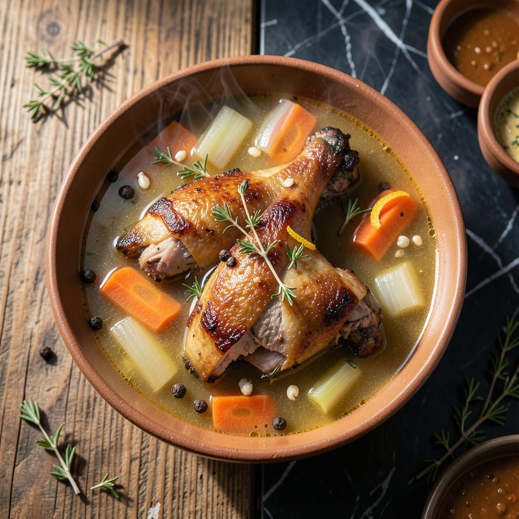 Duck Soup Recipe: Rich Broth with Herbal Depth
