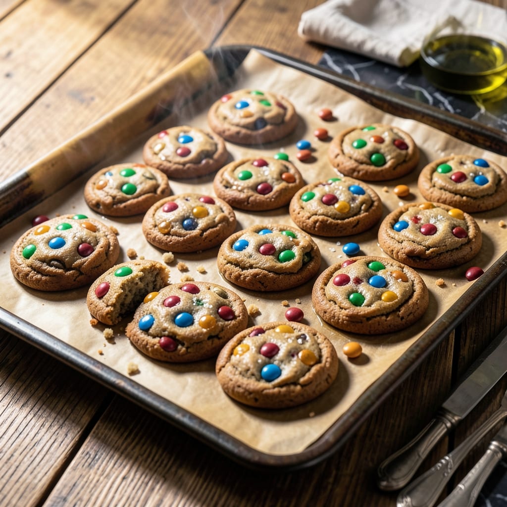 M&M Cookie Recipe on Bag: Bakery-Style Chewy Treats M&M Cookie Recipe on Bag: Bakery-Style Chewy Treats