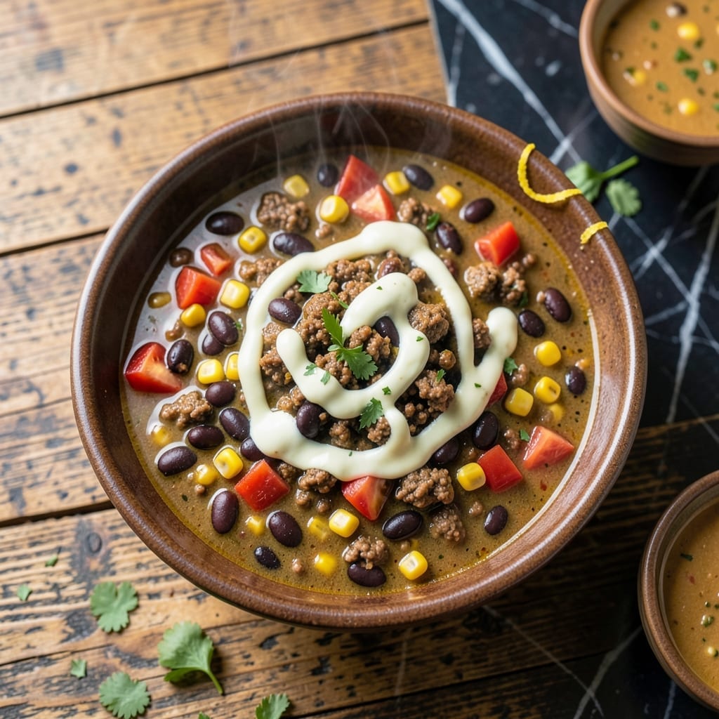 Taco Soup Recipe With Ranch: Tex-Mex Flavors in a Bowl Taco Soup Recipe With Ranch: Tex-Mex Flavors in a Bowl