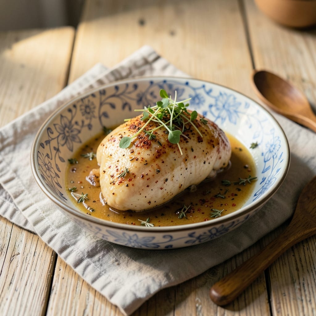 Recipe for Bone-In Chicken Breast: Herb-Infused Juiciness with Skin So Crispy Recipe for Bone-In Chicken Breast: Herb-Infused Juiciness with Skin So Crispy