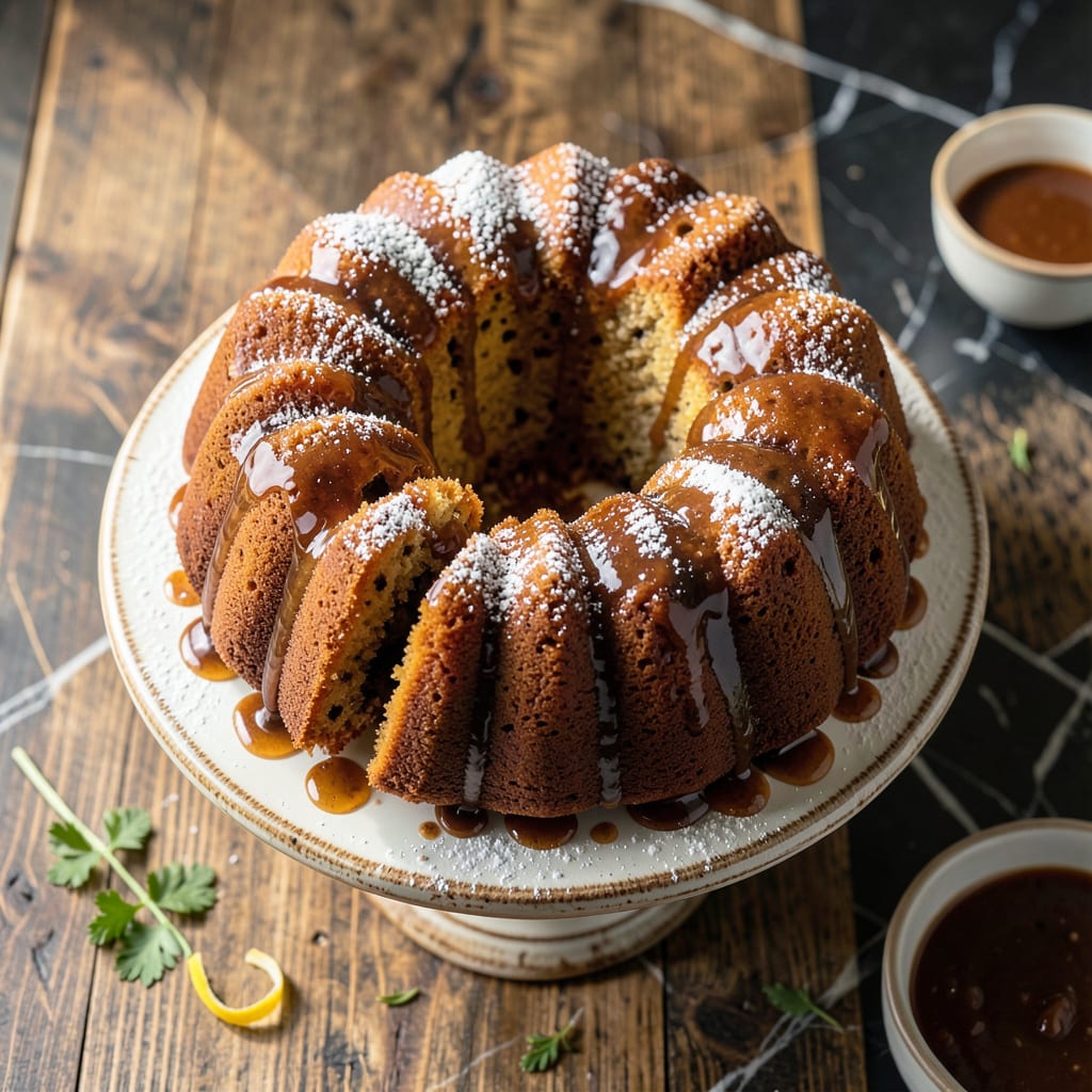 Duncan Hines Rum Cake Recipe: Boozy Richness With Caramel Glaze detailed visual guide