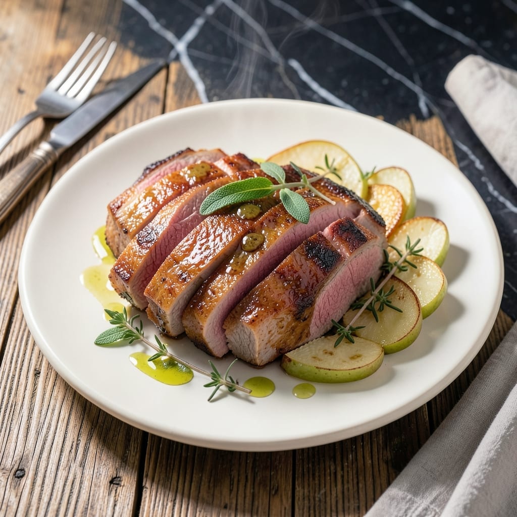 Pork Loin Recipe With Apples: Sweet and Savory Herb-Crusted Roast Pork Loin Recipe With Apples: Sweet and Savory Herb-Crusted Roast
