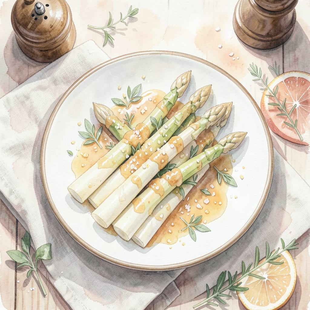 White Asparagus Recipe German: Classic Spargel With Hollandaise