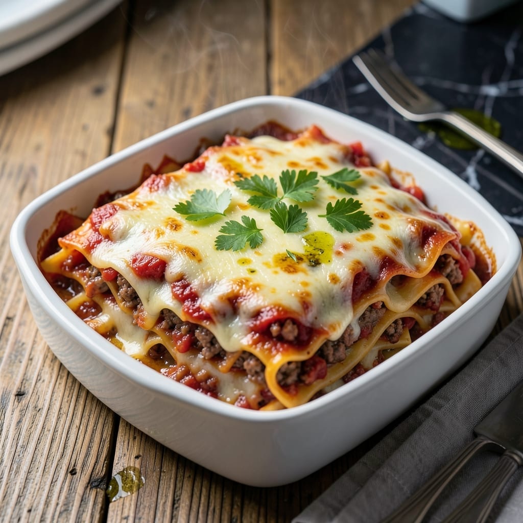 Lasagna Recipe Without Ricotta or Cottage Cheese: Layered Béchamel Richness