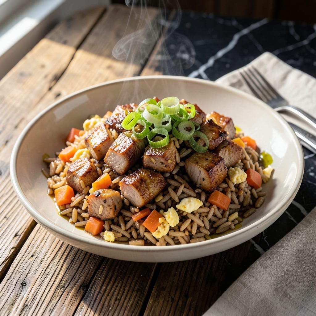 Pork Fried Rice Recipe With Brown Rice: Savory Wok-Tossed Goodness Pork Fried Rice Recipe With Brown Rice: Savory Wok-Tossed Goodness