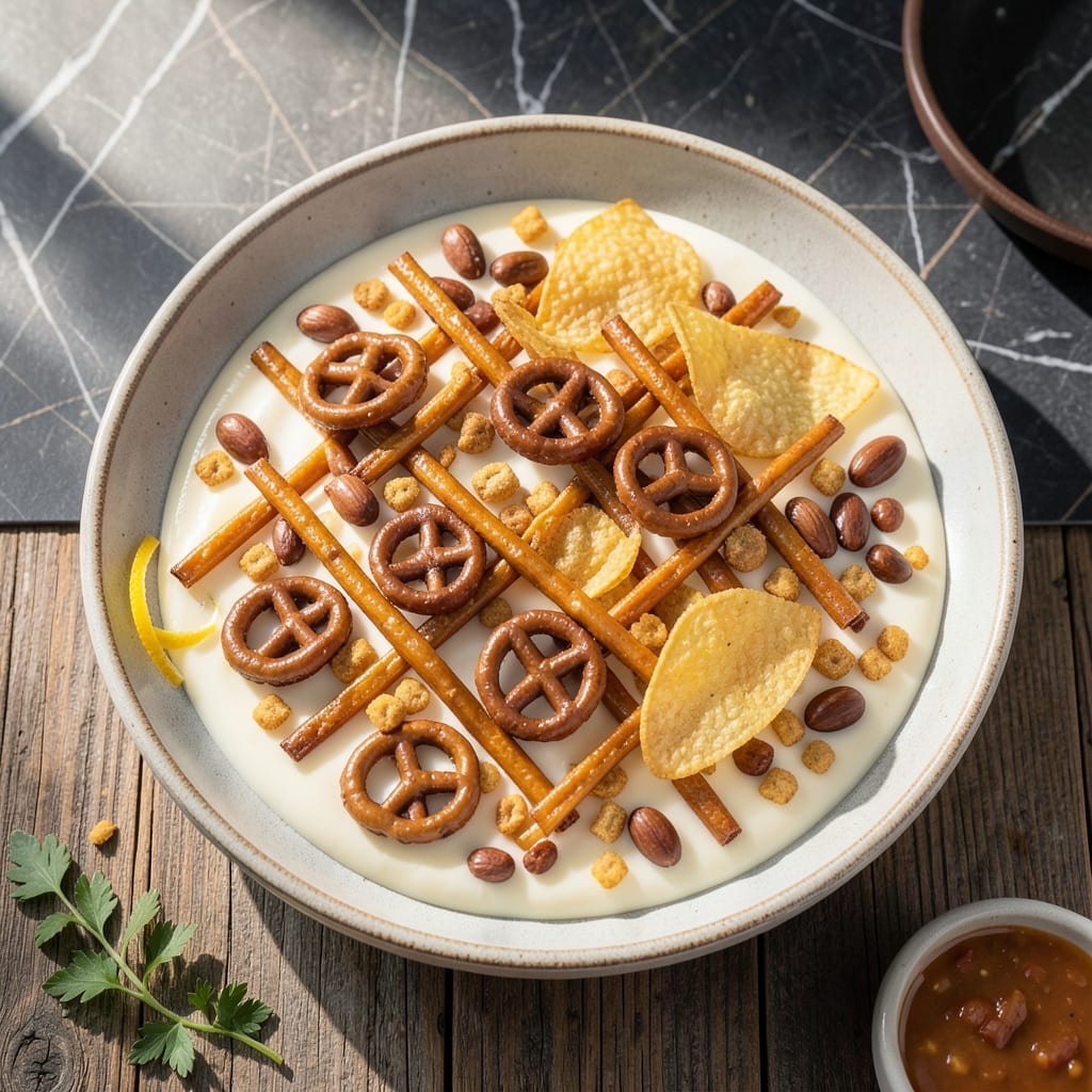 White Chocolate White Trash Recipe: Sweet and Salty Snack Mix Perfection White Chocolate White Trash Recipe: Sweet and Salty Snack Mix Perfection