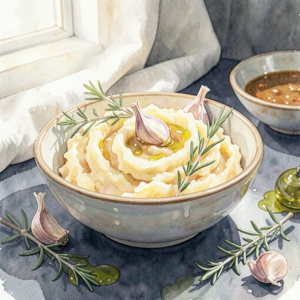Mashed Potato Recipe Ideas: Fluffy Clouds With Garlic and Herb Infusion