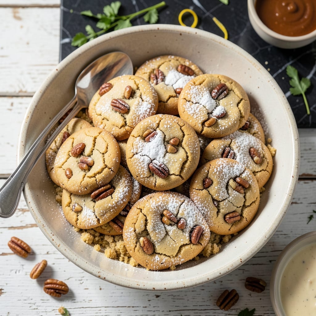 Pecan Sandies Recipe With Powdered Sugar: Buttery Crumb With Toasted Nut Flavor