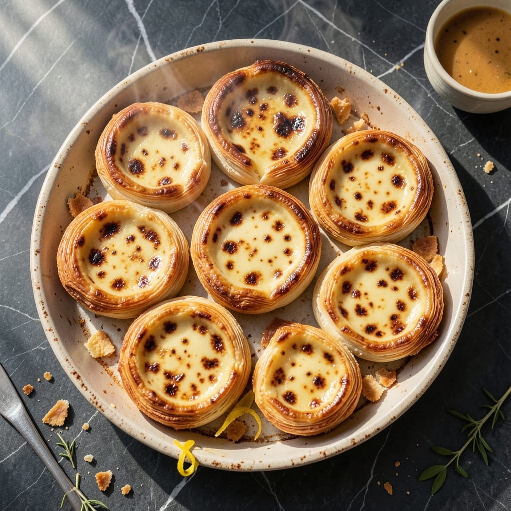 Portuguese Egg Tart Recipe Video: Flaky Crust With Custard Swirls