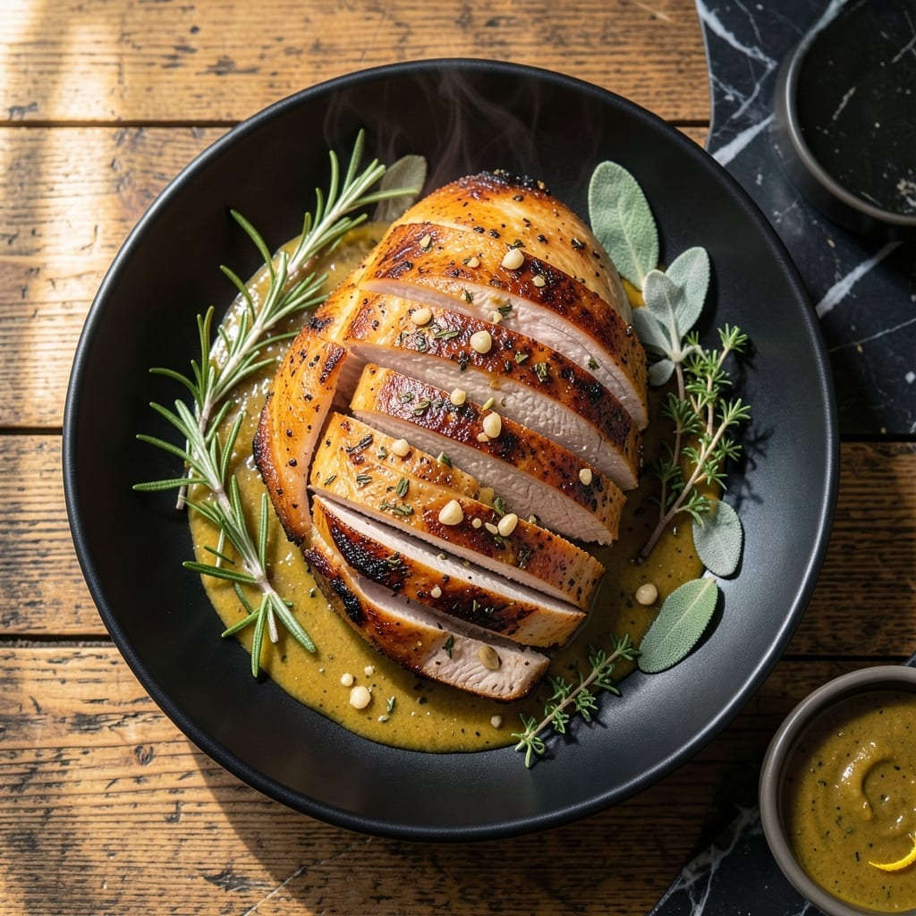Recipe for Turkey Loin: Herb-Crusted Oven-Roasted Tenderness