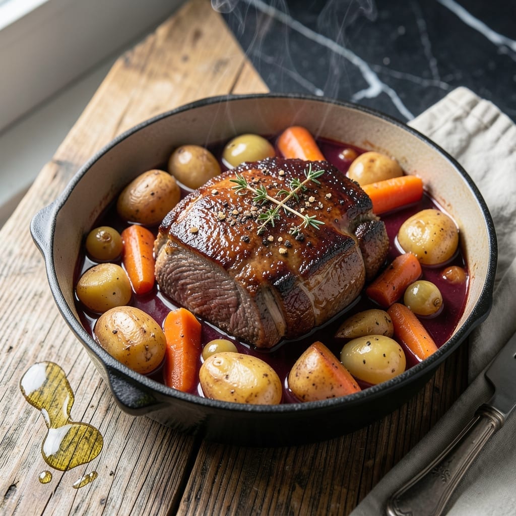 Pot Roast Recipe Dutch Oven Red Wine: Slow-Braised Melting Tenderness Pot Roast Recipe Dutch Oven Red Wine: Slow-Braised Melting Tenderness