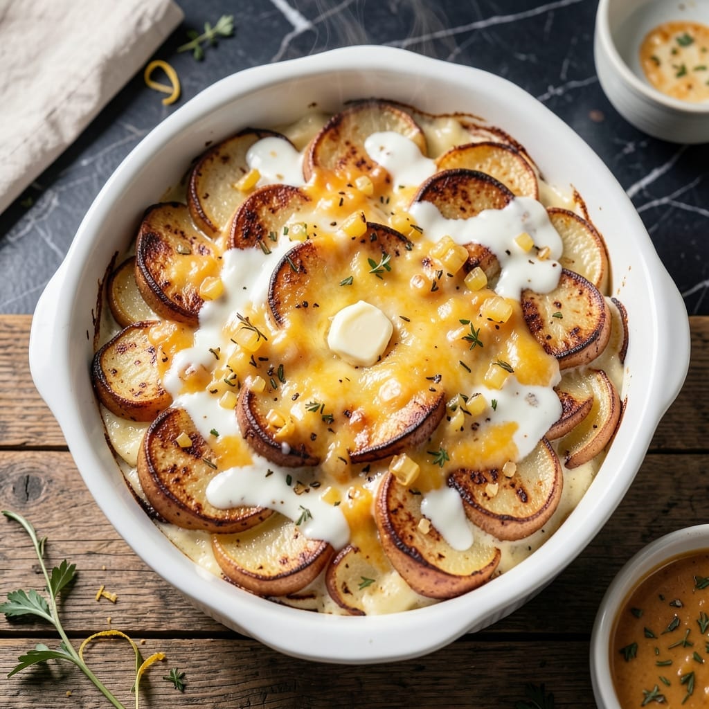 Potato Bake Recipe Sour Cream: Creamy Layers With Golden Crust Potato Bake Recipe Sour Cream: Creamy Layers With Golden Crust