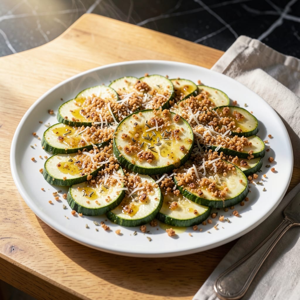 Recipe for Baked Zucchini Slices: Parmesan-Crusted Oven Delight