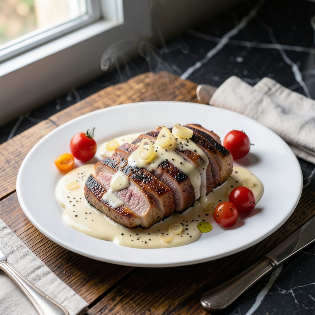 Pork Tenderloin Recipe Cream Sauce: Silky Drizzle Over Tender Medallions